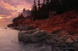 Story and Technique Behind the Image of Bass Harbor Head Light in Maine Acadia National Park 