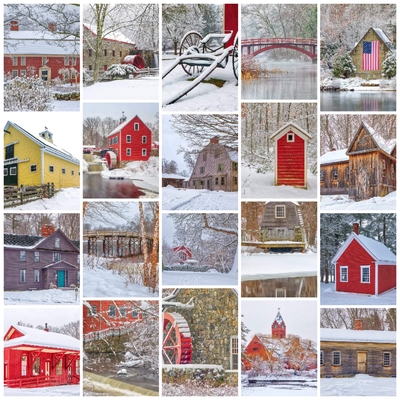 New England And Massachusetts Winter Photography Artwork